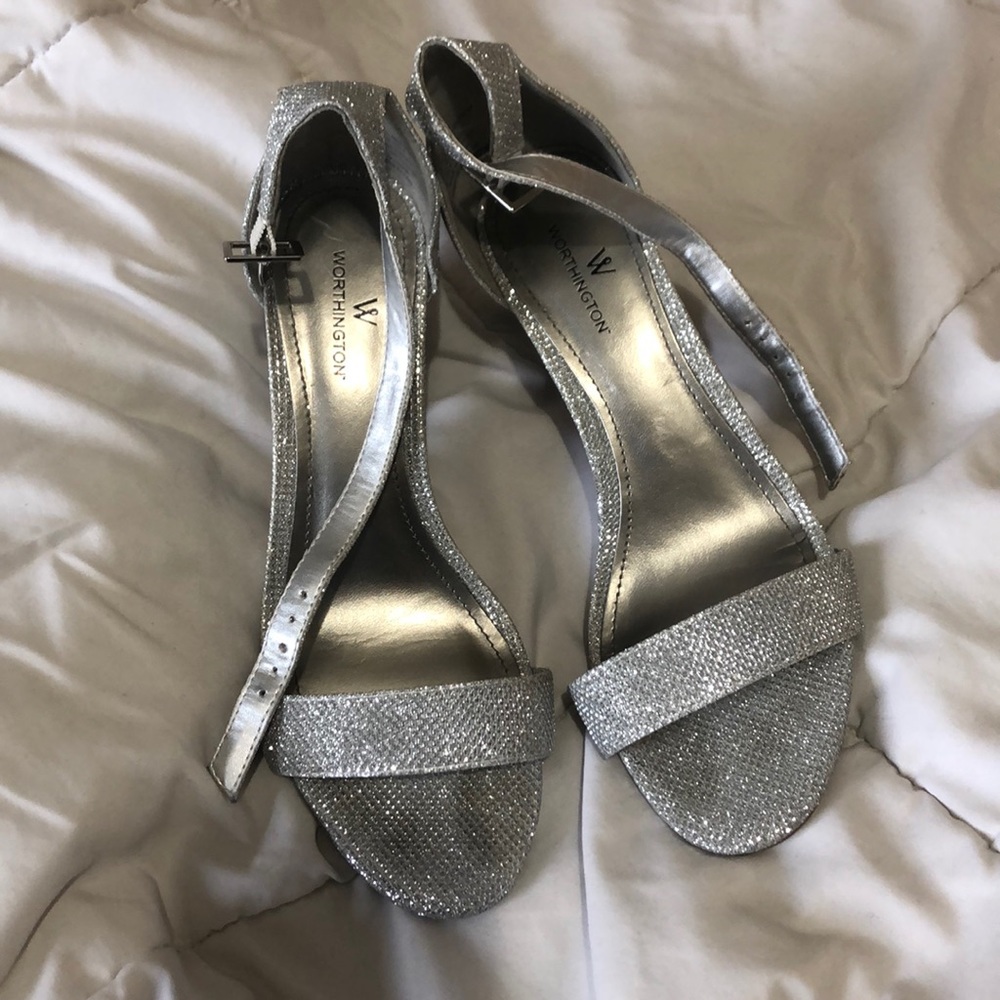 Silver heels